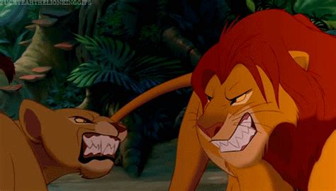 Simba And Nala Fighting