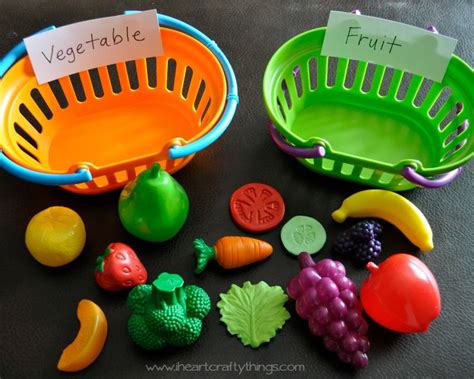 Preschool Fruit And Vegetable Sort Preschool Food Preschool