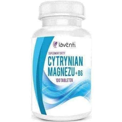 Magnesium Citrate B6 X 100 Tablets Uk