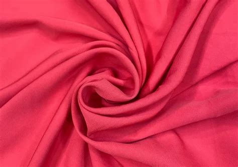 Hot Pink Plain Banana Crepe Fabric At Rs