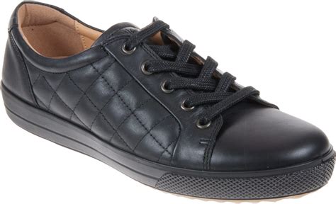 Hotter Brooke Black Quilted Everyday Shoes Humphries Shoes