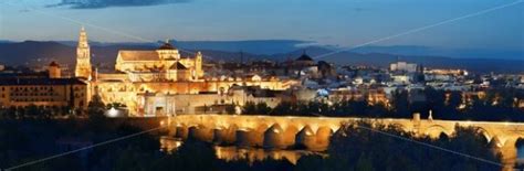 Cordoba Skyline Panorama At Night Songquan Photography