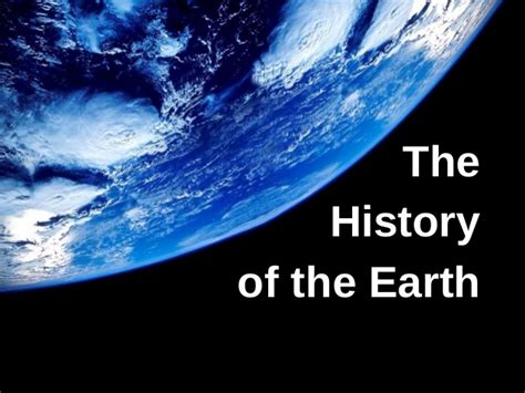 History Of The Earth And Geological Time Scale Online Science Notes