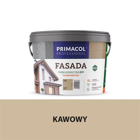 Farba Primacol Fasada Eco Kawowy 4 5 L Sklepdecor