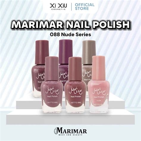 Jual Marimar Nail Polish Nude Colors New Fashion Code Shopee Indonesia