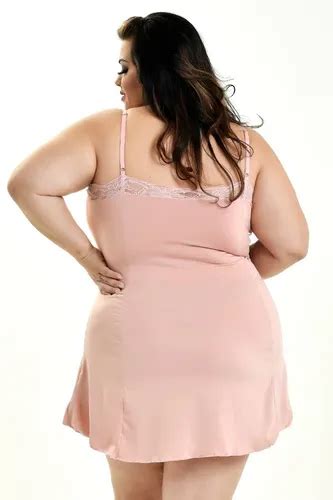 Camisola Sensual Plus Size Extra Grande Lingerie Noiva Sexy Parcelamento Sem Juros