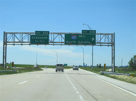 Iowa Interstate Westbound Cross Country Roads