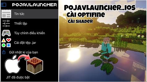 Cách Cài Pojavlauncher Ios Miễn Phí Và Cách Cài Optifineshader Youtube