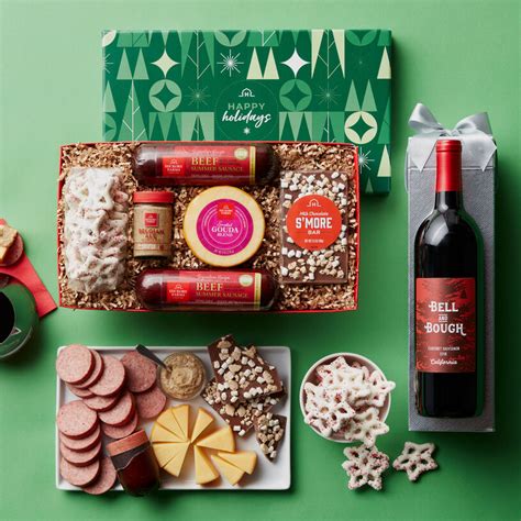 Happy Holiday Flavors And Wine T Set Hickory Farms