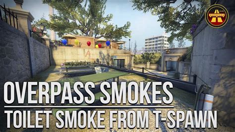 CS GO Overpass Smoke Toilet Smoke From T Smoke 128 Tick YouTube