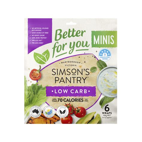 Buy Simson S Pantry Low Carb Mini Pack G Coles