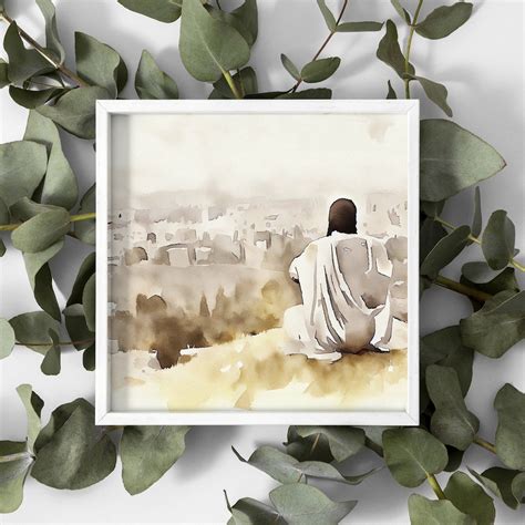 Jesus Weeps Over Jerusalem, Digital Download, Printable, Bible Story ...