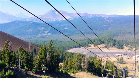 Mt Bachelor Summer Bend Oregon Ski Lift YouTube