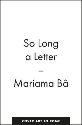 The Bookseller - Previews - So Long a Letter