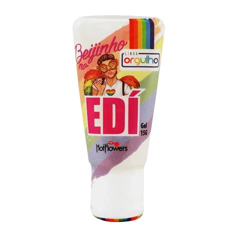 Beijinho No Edí Gel para Beijo Grego Linha Orgulho 15g Hot Flowers Lingerie Feminina Nunca