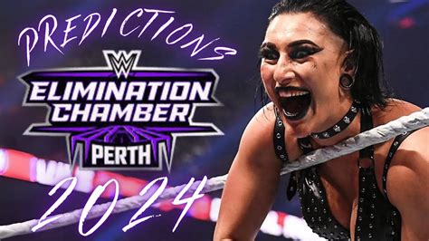 Wwe Elimination Chamber 2024 Predictions Youtube