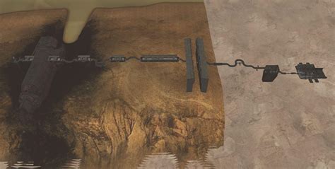 This is the entire warthog run in Halo CE laid out in-game with the PoA