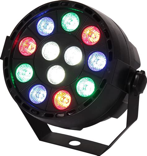 Ibiza LED PAR Lampe 12 X 1W RGBW PAR Lamper DJ Udstyr Dk