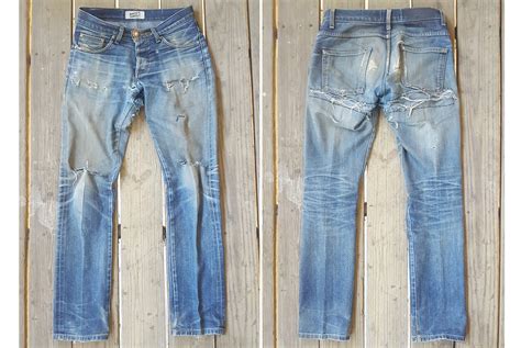 Naked Famous Slim Guy Left Hand Twill Years Washes Fade Of The Day