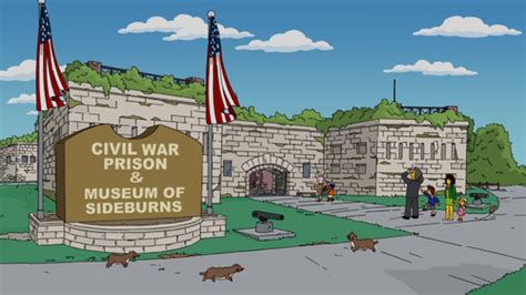 Civil War Prison And Museum Of Sideburns Wikisimpsons The Simpsons Wiki