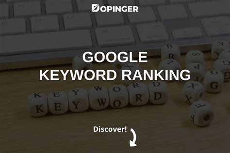 Google Keyword Ranking Select The Top Keywords Dopinger