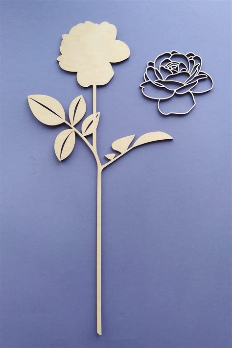 Roses Svg Pdf Laser Cut Flowers Laser Cut Templates Roses Etsy Australia