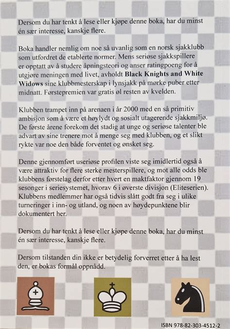 Black Knights and White Widows - Sjakkbutikken