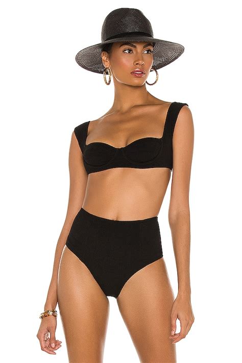 Tropic Of C South Pacific Bikini Top In Black Revolve