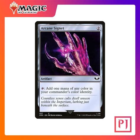 MTG Arcane Signet 227 Warhammer 40 000 40K ARTIFACT COMMON