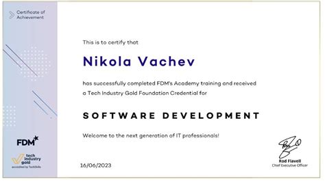 nikola vachev  linkedin  june  managed  complete fdms training