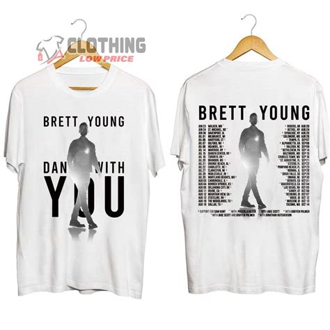 Brett Young Dance With You Tour 2023 Setlist Merch, Brett Young Tour ...