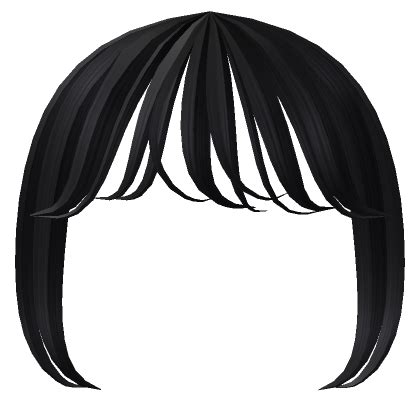 Thin Bangs In Black S Code Price Rblxtrade