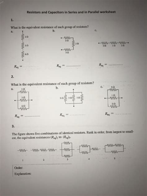 Equivalent Resistance Worksheet Hot Sex Picture