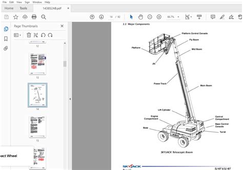 Skyjack SJ 40T SJ 45T SJ 61T SJ 66T Telescopic Boom Operating Manual