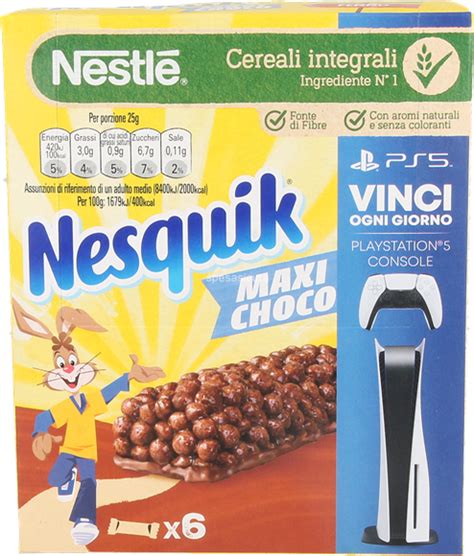 NESQUIK BARRETTE MAXI CHOCO GR 150