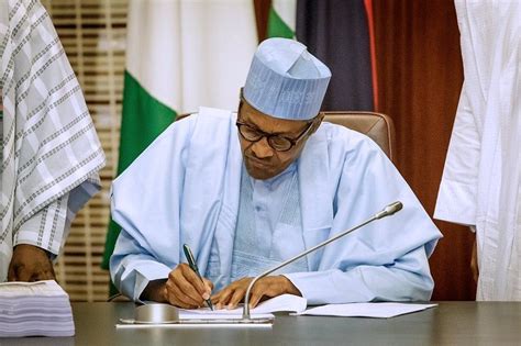 President Buhari Signs N Trillion Budget Into Law