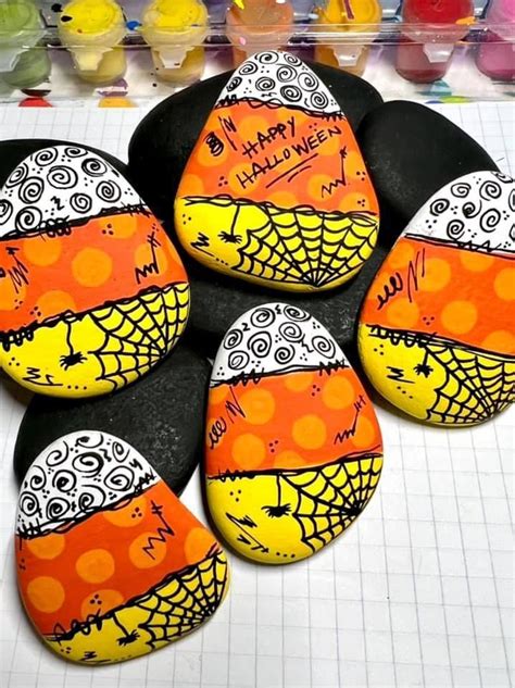 20 Ideas For Halloween Painted Rocks Artofit