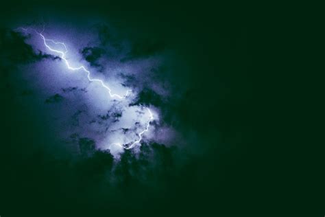 Thunderstorm in Dark Sky · Free Stock Photo