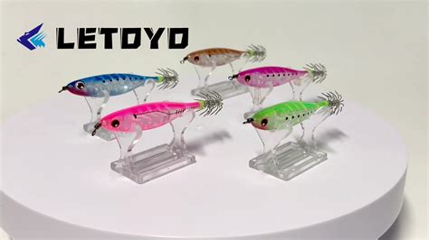 Letoyo Ultra Bait Squid Jig 95mm 8 9g Fishing Lures Tackle Isca