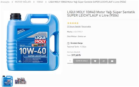 Liqui-Moly-10w40 | Ne İyi Olur?!