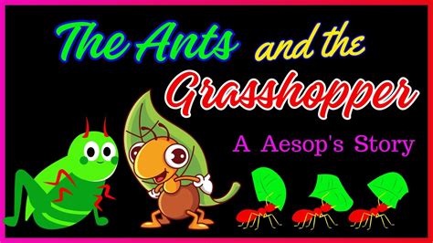 The Ant And The Grasshopper The Grasshopper And The Ants Famous Of