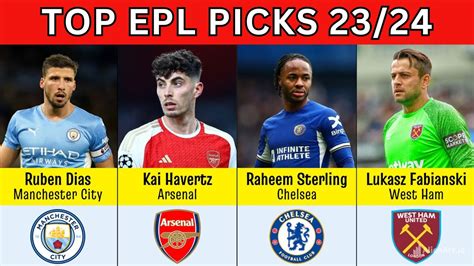 The Best English Premier League Players For The 2023 24 Season [ranked