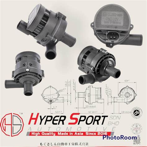 PROTON EXORA BOLD PREVE TURBO SUPRIMA S COOLANT PUMP 2PIN PRC00