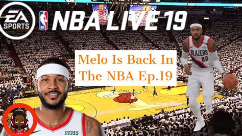 Carmelo Anthony Is Back In The Nba Ep Nba Live Gameplay Youtube