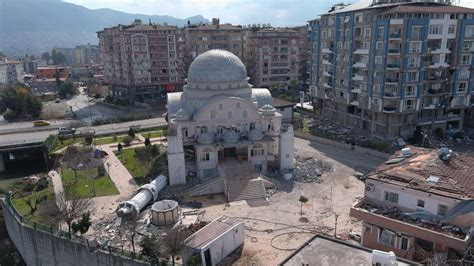 6 4 lük depremden sonra Antakya nın havadan görünümü