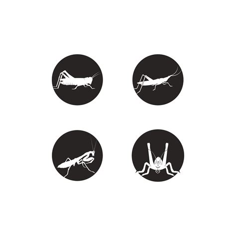 Grasshopper Logo vector illustration symbol design. 10822932 Vector Art at Vecteezy