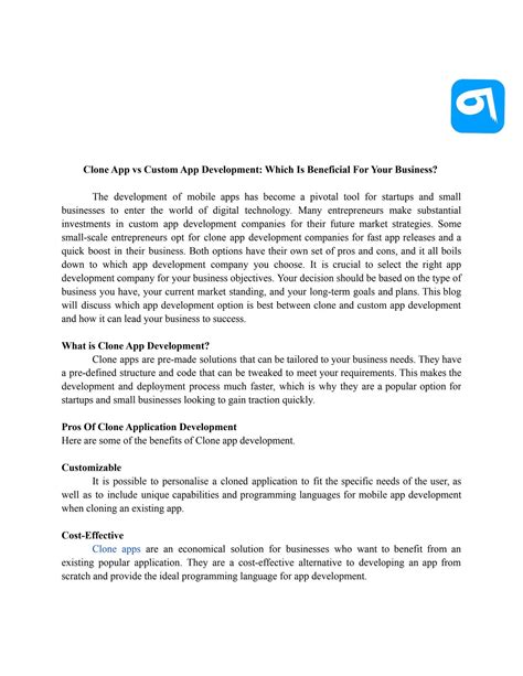 Clone App vs Custom App Development: Which Is Beneficial For Your
