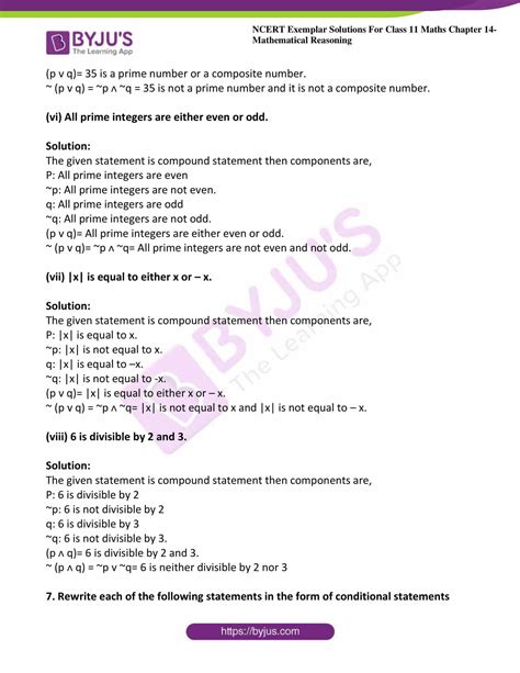 NCERT Exemplar Solutions For Class 11 Maths Chapter 14 Mathematical