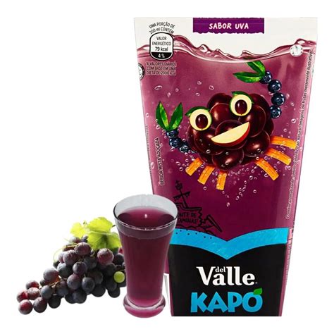 Suco Kapo Del Valle Sabor Uva 200ml Shopee Brasil