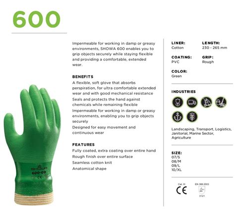 Showa Pvc Working Glove